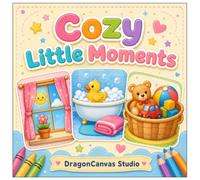 Cozy Little Moments: Cute & Simple Home Coloring Pages for Relaxation, Stress Relief & Everyday Comfort