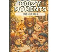 Cozy Moments with Cora & Friends: 40 Bold and Easy Coloring Pages Featuring Cute Animal Friends, Everyday Adventures, and Relaxing Cozy Scenes