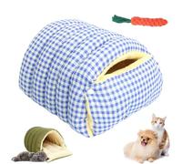 Cozy Monster Cat Bed, Soft and Warm Cats House Tent Bed, Cat Cave Tent with Removable Cushion, Dual-Purpose Dog Nests for Cats, Small Dogs (A,L:57 * 37 * 28cm)