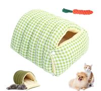 Cozy Monster Cat Bed, Soft and Warm Cats House Tent Bed, Cat Cave Tent with Removable Cushion, Dual-Purpose Dog Nests for Cats, Small Dogs (C,M:45 * 30 * 19cm)