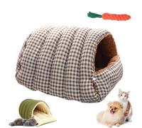 Cozy Monster Cat Bed, Soft and Warm Cats House Tent Bed, Cat Cave Tent with Removable Cushion, Dual-Purpose Dog Nests for Cats, Small Dogs (B,M:45 * 30 * 19cm)