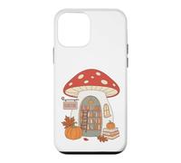 Cozy Mushroom Bookstore Autumn Reading Book Lover Coque pour iPhone 12 Mini