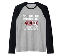 Cozy Mystery Book Lover Reading Crime Bookworm Humour Manche Raglan