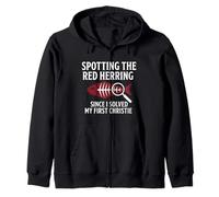 Cozy Mystery Book Lover Reading Crime Bookworm Humour Sweat à Capuche