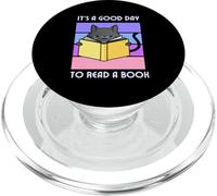 Cozy Mystery Cat Crime It's a Good Day to Read PopSockets PopGrip pour MagSafe