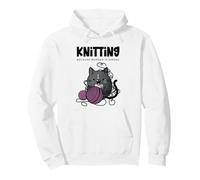 Cozy Mystery Cat Tricote Parce Que Le Meurtre est Une Erreur Sweat à Capuche