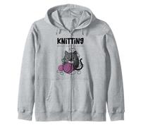 Cozy Mystery Cat Tricote Parce Que Le Meurtre est Une Erreur Sweat à Capuche