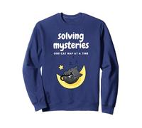 Cozy Mystery Crime Solving Mystères Un Chat Sieste à la Fois Sweatshirt