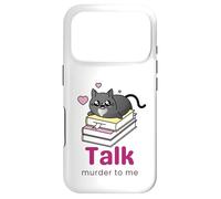 Cozy Mystery Talk Murder to Me, Fan de Roman Policier Coque pour iPhone 17 Pro