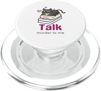 Cozy Mystery Talk Murder to Me, Fan de Roman Policier PopSockets PopGrip pour MagSafe