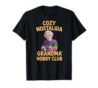 Cozy Nostalgia Grandma S Hobby Club Crochet Branch T-Shirt