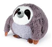 COZY NOXXIEZ Chauffe-mains douillet en peluche pour enfant - Doudou en peluche - Coussin chauffant moelleux pour lit, voiture et maison (Sloth)