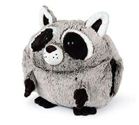 COZY NOXXIEZ Chauffe-mains douillet en peluche pour enfant - Doudou en peluche - Coussin chauffant moelleux pour lit, voiture et maison (raton laveur)