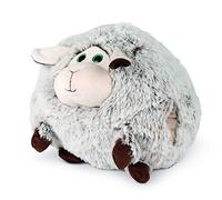 COZY NOXXIEZ Chauffe-mains douillet en peluche pour enfant - Doudou en peluche - Coussin chauffant moelleux pour lit, voiture et maison (mouton)