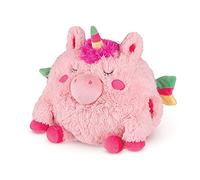 COZY NOXXIEZ Chauffe-mains en peluche douillette pour enfant - Doudou en peluche - Coussin chauffant moelleux pour lit, voiture et maison (licorne)