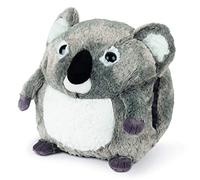 COZY NOXXIEZ Chauffe-mains koala en peluche - Oreiller mignon pour enfants - Safariland - Gris - 35 cm x 35 cm x 35 cm - Jouet chauffant - Unisex - Enfant