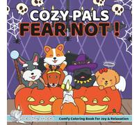 Cozy Pals FEAR NOT !: Comfy Coloring Book for Adults and Teens Featuring Cute Adorable Dogs in Spooky Moments for Relaxation (Bold & Simple, Cute & Easy)