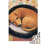 Cozy Pet Bed for Dogs Puzzle 1000 Pièces Educa Jouet en Bois Jeu D'Intelligence Décoration Intérieure Jeu Éducatif Challenge Toy Adultes Et Enfants À Partir De 14 Ans 52x38cm/1000pcs