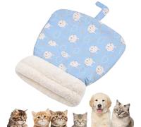 Cozy Pet Nest for Cats and Dogs, 2 Sizes Soft Cat Sleeping Bags for Indoor, Portable Self-Warm Pet Nest for Cats Small Dogs (#4,18 * 22in)