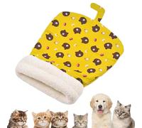 Cozy Pet Nest for Cats and Dogs, 2 Sizes Soft Cat Sleeping Bags for Indoor, Portable Self-Warm Pet Nest for Cats Small Dogs (#2,18 * 22in)
