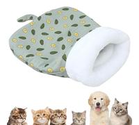 Cozy Pet Nest for Cats and Dogs, 2 Sizes Soft Cat Sleeping Bags for Indoor, Portable Self-Warm Pet Nest for Cats Small Dogs (#3,14 * 18in)