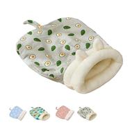 Cozy Pet Nest for Cats and Dogs, Cat Dog Sleeping Bag for Indoor, Cat Sleeping Bag for Indoor Cats Autumn Winter with Pillow, Self-Warming Pet Nest for Small Dogs (Light Green)