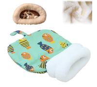 Cozy Pet Nest for Cats and Dogs-Cat Sleeping Bag for Indoor Cats with Soft Velvet Material,360° Wrapping Design,Portable and Washable,Ideal as Small Pet Bed or Cat Basket for All-Season Comfort (#4)