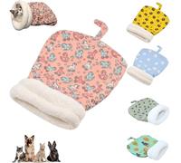 Cozy Pet Nest for Cats and Dogs, Lit Niche pour Chat D'intérieur, 2025 Cute Sleeping Bag for Indoor Cats, Cat Autumn Winter Sleeping Cave, Cat Cave Bed, Maison pour Chat