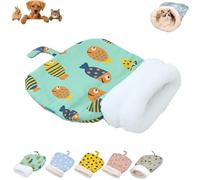 Cozy Pet Nest for Cats and Dogs, Soft Warm Cat Dog Sleeping Bag, House Warm Cave Sleeping Nest Bed for Small Cats Or Dogs (Clownfish,S)
