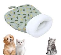 Cozy Pet Nest pour chats et chiens, 2025 - Joli sac de couchage pour chat d'intérieur - Grotte de couchage d'automne et d'hiver (50 x 35 cm)