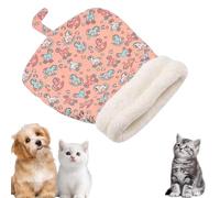 Cozy Pet Nest pour chats et chiens, 2025 - Joli sac de couchage pour chat d'intérieur - Grotte de couchage d'automne et d'hiver (50 x 35 cm)