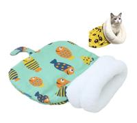 Cozy Pet Nid pour Chats et Chiens, Sac de Couchage Mignon 2025 pour Chats d'intérieur en Peluche, Panier de Sommeil Chaud pour l'automne et l'hiver