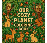 Cozy Planet Earth Coloring Book for Relaxation & Fun: 45 Unique Pages: Charming Animals, Lush Forests, Gentle Oceans, and Caring for Our World