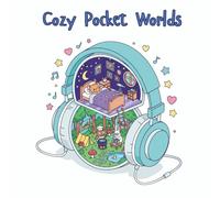 Cozy Pocket Worlds Adult Coloring Book: 40 Whimsical Miniature Scenes & Tiny Fantasy Homes for Stress Relief and Mindful Relaxation