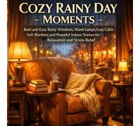 Cozy Rainy Day Moments Coloring Book: Bold and Easy Rainy Windows, Warm Lamps, Cozy Cafés, Soft Blankets and Peaceful Indoor Scenes for Relaxation and Stress Relief