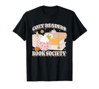 Cozy Readers Book Society, Livre bohème Confortable, Automne-Automne T-Shirt