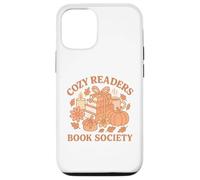 Cozy Readers Book Society Pastel Fall Books & Pumpkin Coque pour iPhone 12/12 Pro