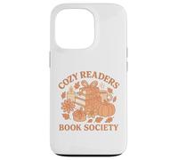 Cozy Readers Book Society Pastel Fall Books & Pumpkin Coque pour iPhone 13 Pro