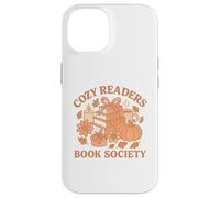 Cozy Readers Book Society Pastel Fall Books & Pumpkin Coque pour iPhone 14