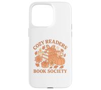 Cozy Readers Book Society Pastel Fall Books & Pumpkin Coque pour iPhone 15 Pro Max