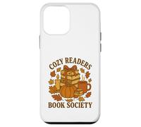 Cozy Readers Book Society Vintage Fall Books & Pumpkin Coque pour iPhone 12 Mini