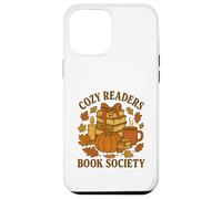 Cozy Readers Book Society Vintage Fall Books & Pumpkin Coque pour iPhone 12 Pro Max