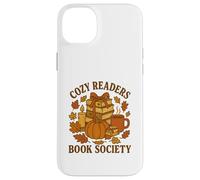 Cozy Readers Book Society Vintage Fall Books & Pumpkin Coque pour iPhone 14 Plus