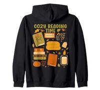 Cozy Reading Time Book Lover Hygge Art Sweat à Capuche