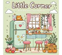 Cozy & Relaxing Coloring Book for Adults: 50 Simple and Cute Coloring Pages for Stress Relief and Relaxation