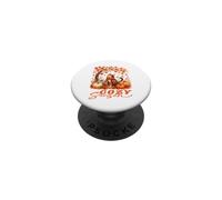 Cozy Season Mignon Country Kitty Automne Thanksgiving PopSockets PopGrip Adhésif