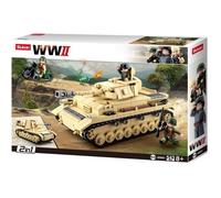 COZY - Sets de jeux de construction - Char allemand M38-B0693, jeu maquette militaire à construire