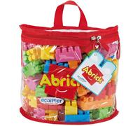 COZY - Sets de jeux de construction - Sac Demi-Lune avec 100 briques empilables, dès 18 mois, jouet enfant premier âge