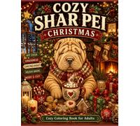 Cozy Shar Pei Christmas: A Cozy Christmas Coloring Book for Adults with Cute Shar Pei Dogs, Holiday Baking, Christmas Markets, Hot Cocoa, Winter ... Cafés, Bookstores & Relaxing Festive Scenes