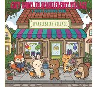 Cozy Shops in Sparkleberry Village: A Chibi Coloring Book
